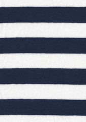 Blue and white striped fabric texture