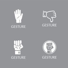  Hand gestures and sign language isolated
