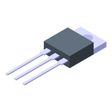 recommend clip art: Radio transistor icon. Isometric of radio transistor vector icon for web design isolated on white background