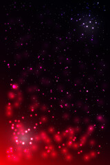 space illustration with bright shining stars