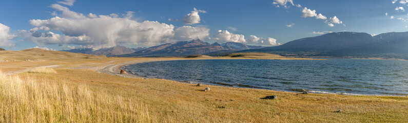 Mongolia landscape. Altai Tavan Bogd National Park in Bayar-Ulgii