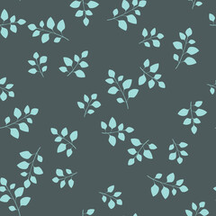 Blossom Floral pattern in the blooming botanical Motifs scattered random. Seamless vector texture. For fashion prints. Printing with in hand drawn style light blue background - 359653160