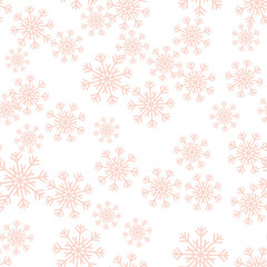 Colorful cute christmas elements seamless pattern background