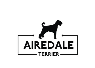 Airedale terrier - vector dog