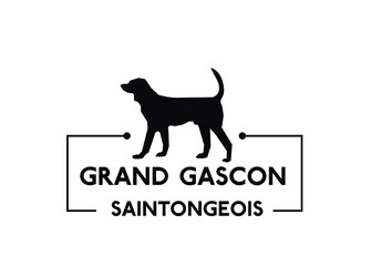 Grand Gascon Saintongeois - vector dog