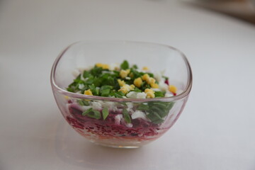Herring shuba (Russian salad)