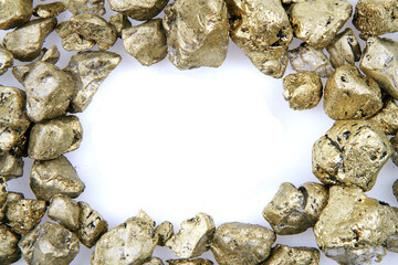 frame from the gold pieces