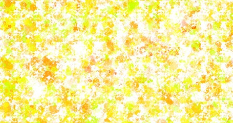 Abstract background. Green, yellow, orange spots.