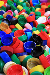 plastic caps texture
