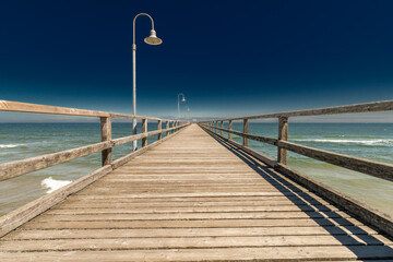 Seebrücke am Ostseebad Göhren auf der Insel Rügen