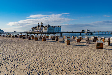 Seebrücke im Ostseebad Sellin auf Rügen