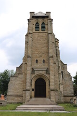 Fototapeta na wymiar Beautiful Stone Church Entry Door