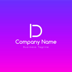 D logo design vector