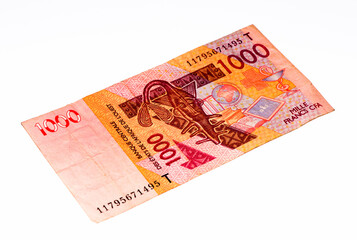 Currancy banknote of Africa