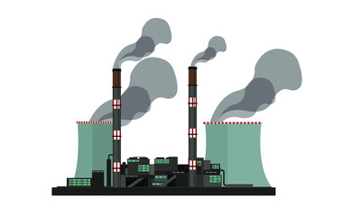 Coal Plant, Coal fired power station, fossil fuel power station © The Mumus