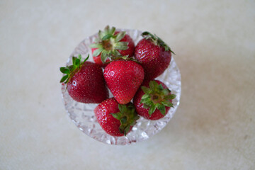 Portion of Strawberries