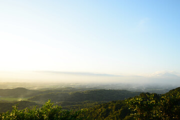 Obraz premium sunrise in the hills