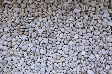 White stone background. minimal background cobblestone.