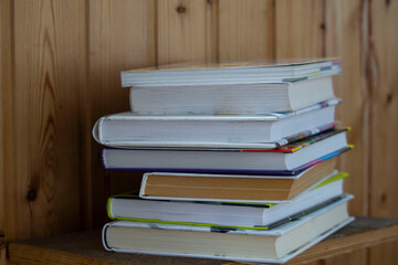 stack of books