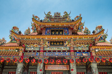 Naklejka premium Cih Ji Palace Temple by the Lotus Pond, Kaohsiung, Taiwan