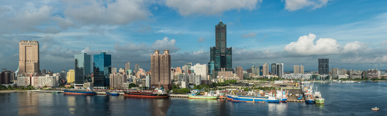 Panorama of Kaohsiung Skyline, Taiwan