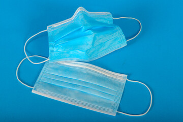 Blue surgical mask