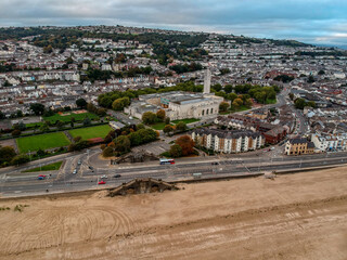 Obraz premium Aerial view of Swansea 