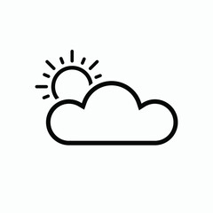 weather icon vector logo