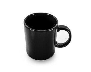 empty mug on white background