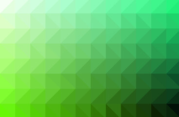 abstract green background with triangles