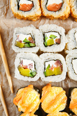 Tasty Roll set with chopsticks