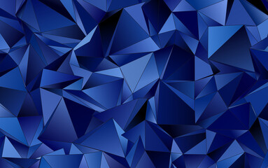 Fototapeta premium Abstract Low-Poly background. triangulated texture. Design 3d. Polygonal geometrical pattern. Triangular modern style