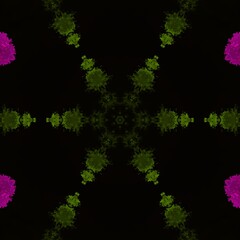 Geometric design, Mosaic of a kaleidoscope, abstract Mosaic Background, colorful Futuristic Background, geometric Triangular Pattern. Mosaic texture. Stained glass effect