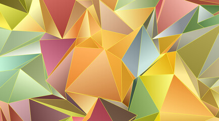 Abstract Low-Poly background. triangulated texture. Design 3d. Polygonal geometrical pattern. Triangular modern style