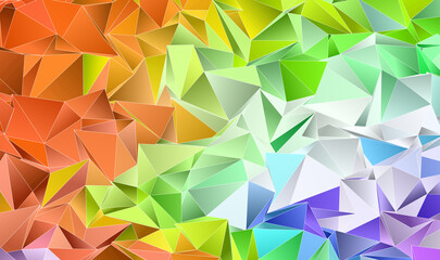 Abstract Low-Poly background. triangulated texture. Design 3d. Polygonal geometrical pattern....