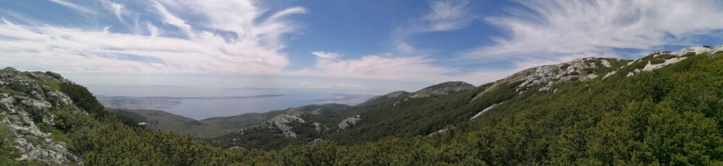 panorama of the mountains