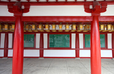 The Shitennoji Temple in Osaka, Japan.