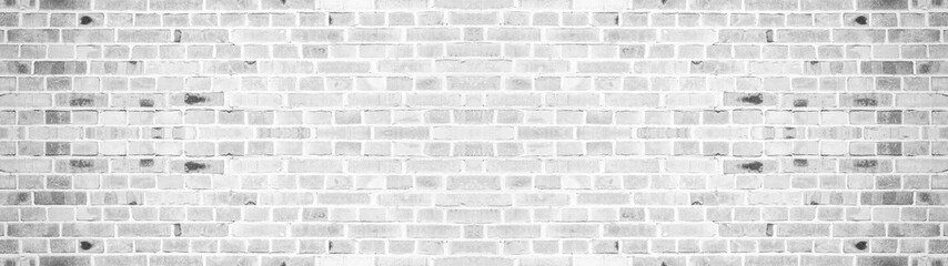 White gray grey bright painted brick stone masonry wall texture background wallpaper panorama banner