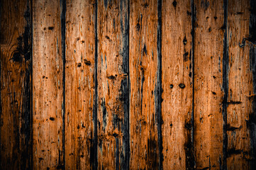 Art is empty of the beautiful old dark wood wall, patter natural texture, and surface for design background of tone vintage, caused by weathering, Pinaceae, Khasiya Pine