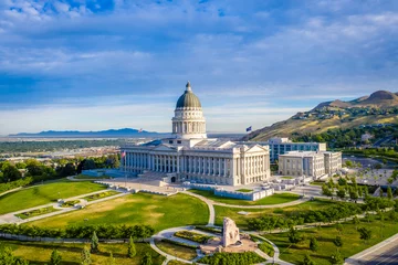 Deurstickers Utah State Capitol in June © Andrew