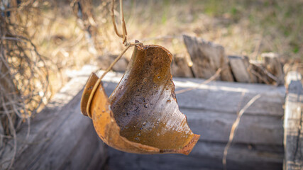 Abandoned village in Russia