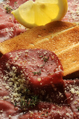 Bresaola ft0204_6000 della Valtellina Lombardia ブレザオラ	