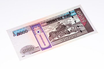 Currancy banknote of Asia