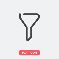 Filter vector icon