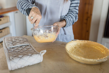Woman baking