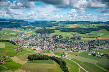 Wislen and Worb seen from the helicopter © schame87