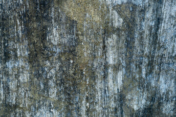 old concrete grunge wall - dark grey with ocre vertical stains