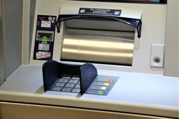 cash machine in the atm