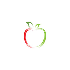 Apple vector illustration design