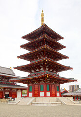 The Shitennoji Temple in Osaka, Japan.